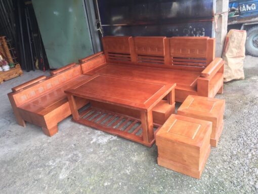 sofa gỗ sồi thanh lý giá rẻ tại tphcm
